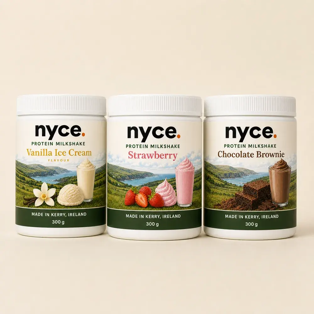 Milkshake Trio Bundle - Vanilla + Strawberry + Chocolate Brownie