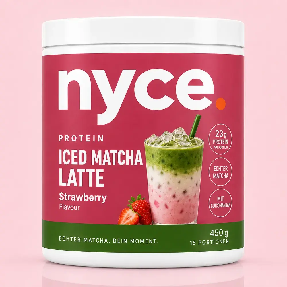 Protein Iced Matcha Latte - Strawberry